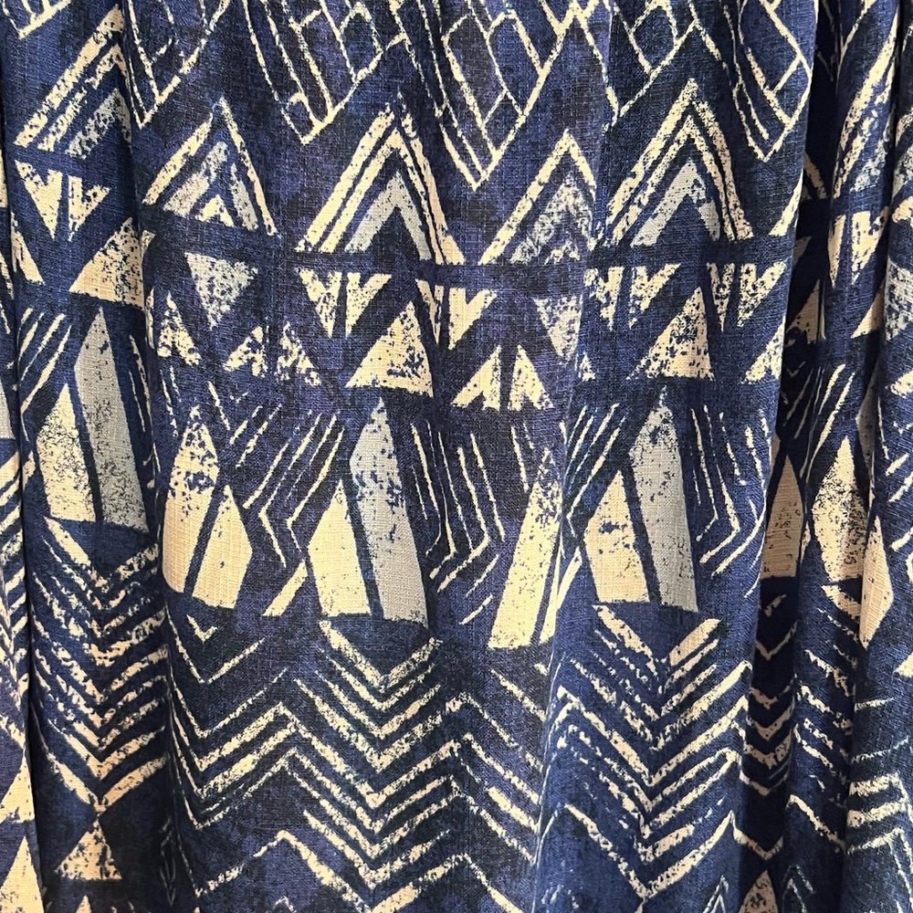 Knox Rose Women’s Maxi Dress Blue White size Large - Picture 8 of 11